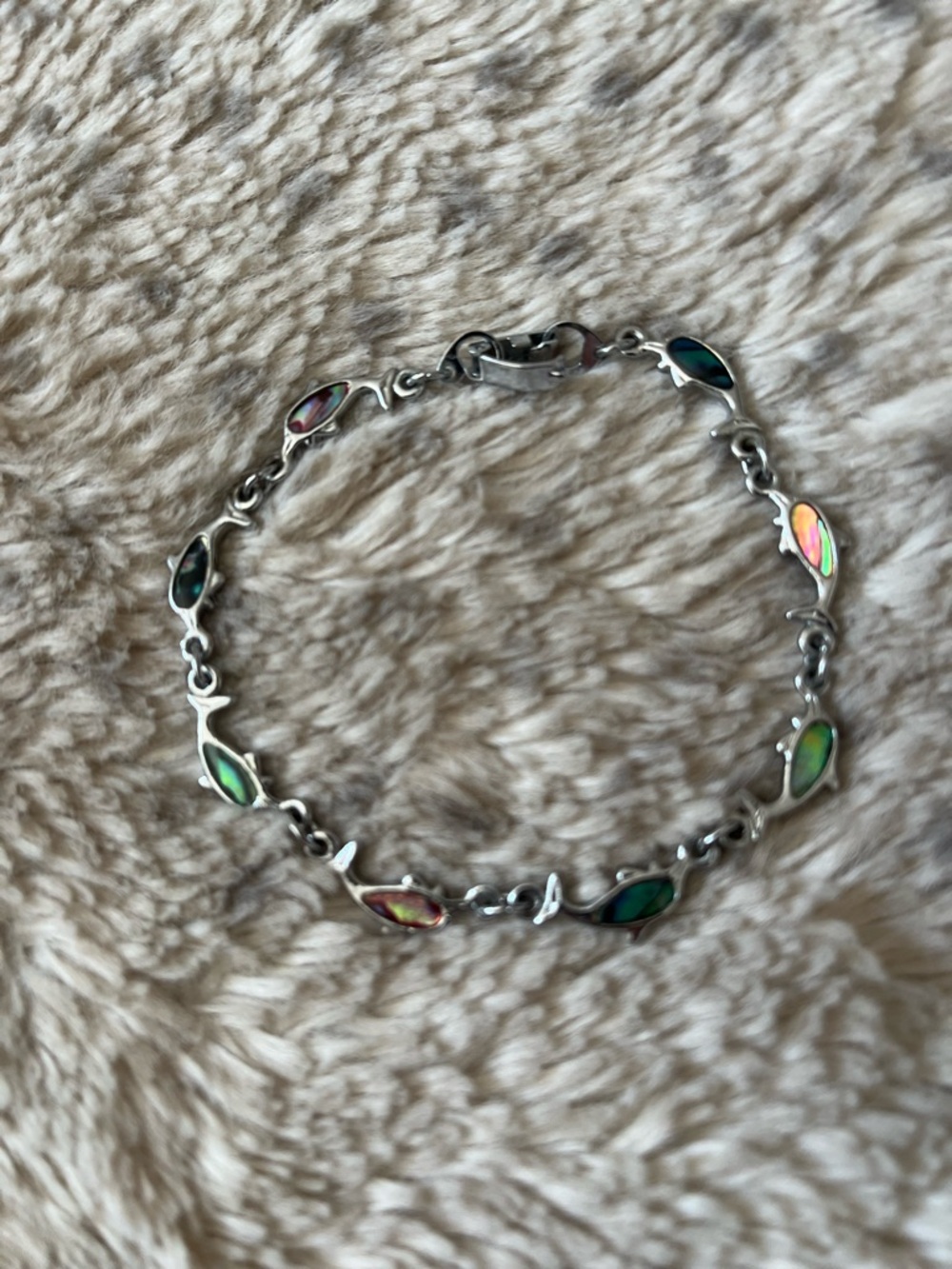 Dolphin Silver-Tone Bracelet